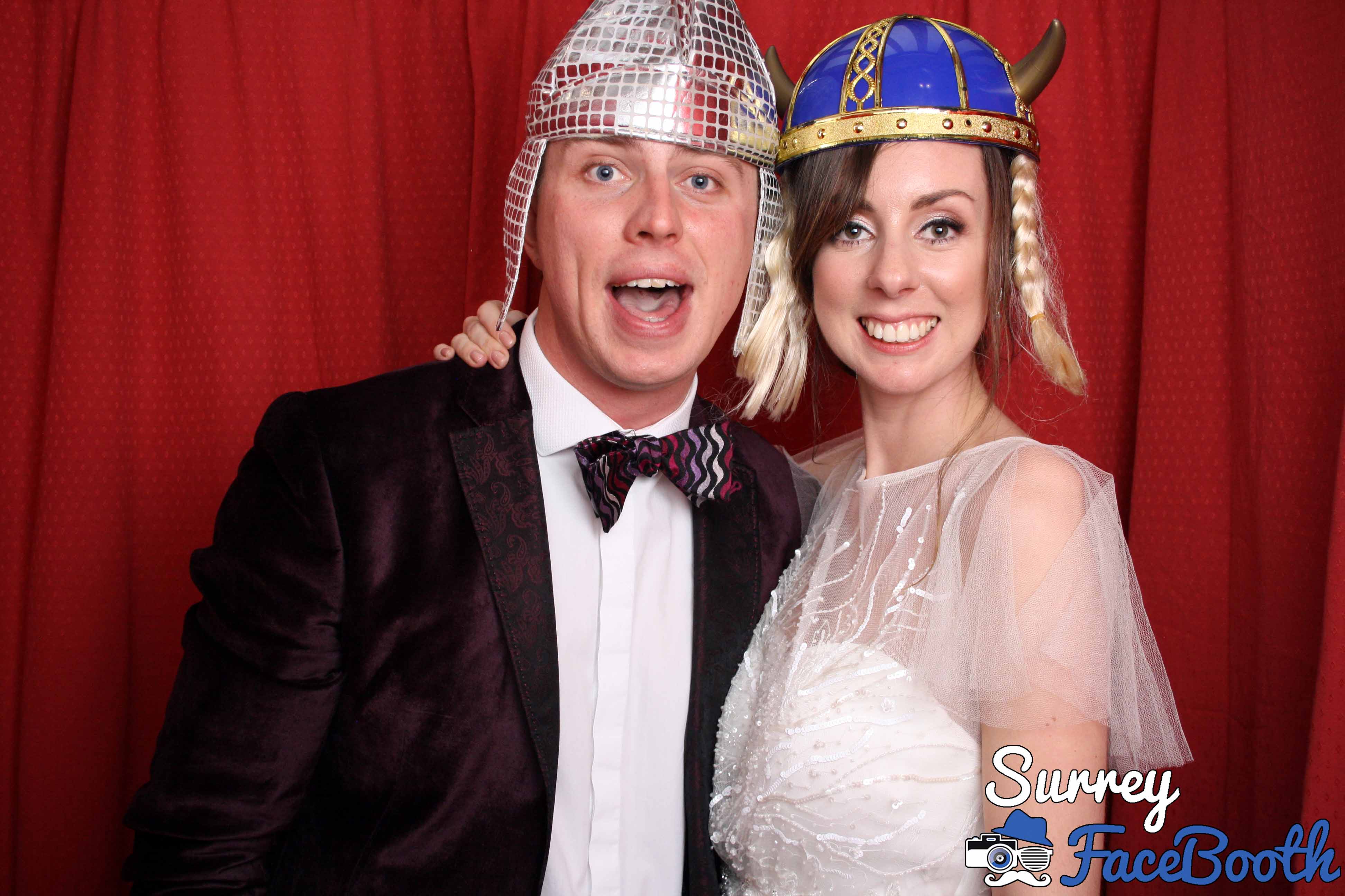 Hannah and John's Wedding | View more photos from the event at galleries.surreyfacebooth.co.uk/u/Surrey-FaceBooth/Hannah-and-Johns-Wedding